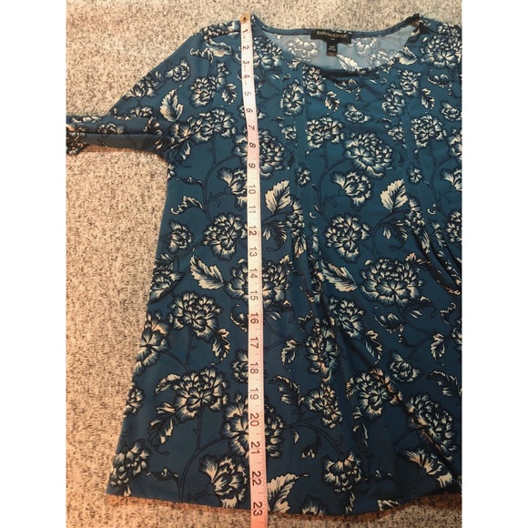 Banana Republic Turquoise Floral Blouse - Picture 6 of 8